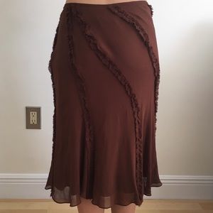 DKNY Silk Skirt